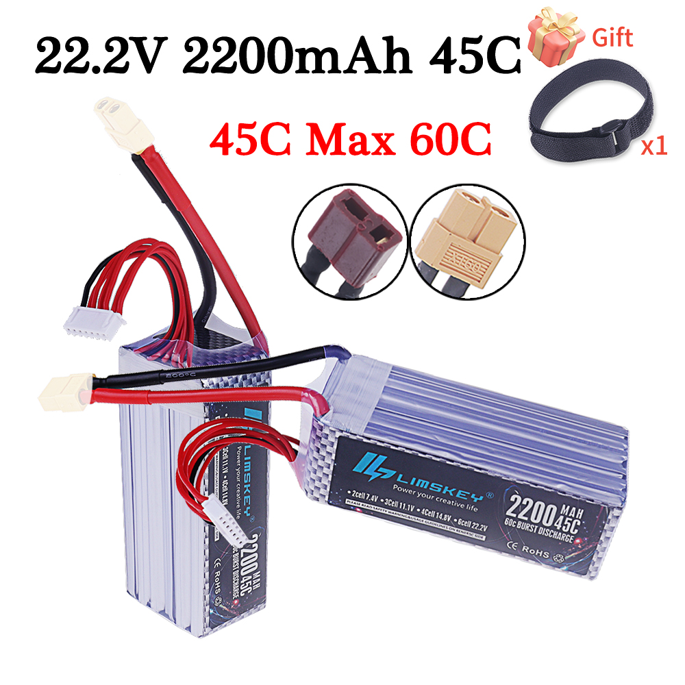 Rc Helicopter Electric - 22.2V 2200mAh 45C Max 60C LiPo