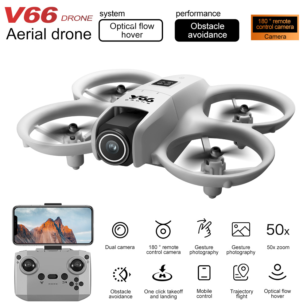 New V66 Mini Drone HD Camera 4 - Rc Helicopter Case 评论和价格