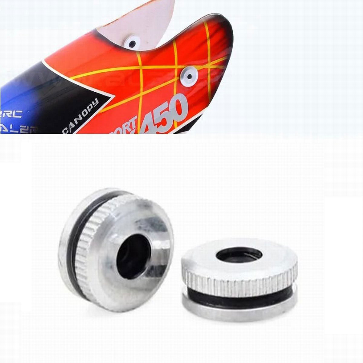 Metal Canopy Mounting Nuts for - Rc Helicopter Nitro 评论和价格