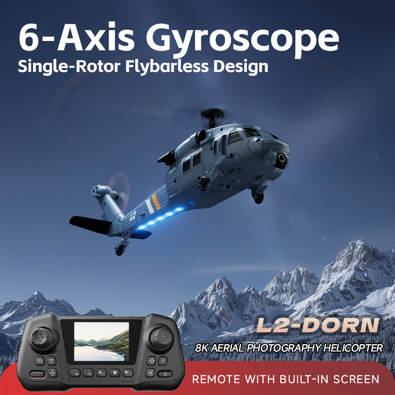 4DRC L2 Apache RC Fighter Heli - Rc Helicopter Single Rotor 评论和价格