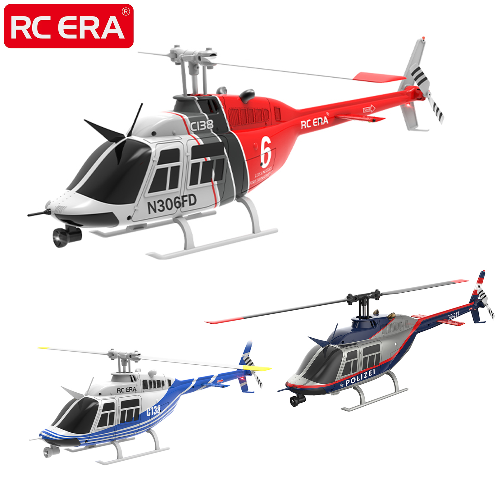 RC ERA C138 BELL 206 Jet Range - Rc Helicopter Gyro 评论和价格