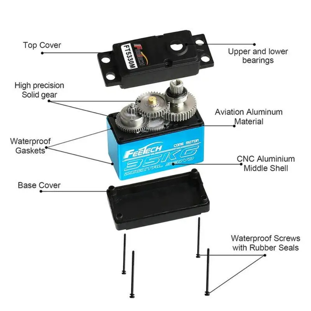 FEETECH FT5330M 35KG Digital S - Rc Helicopter Servo 评论和价格