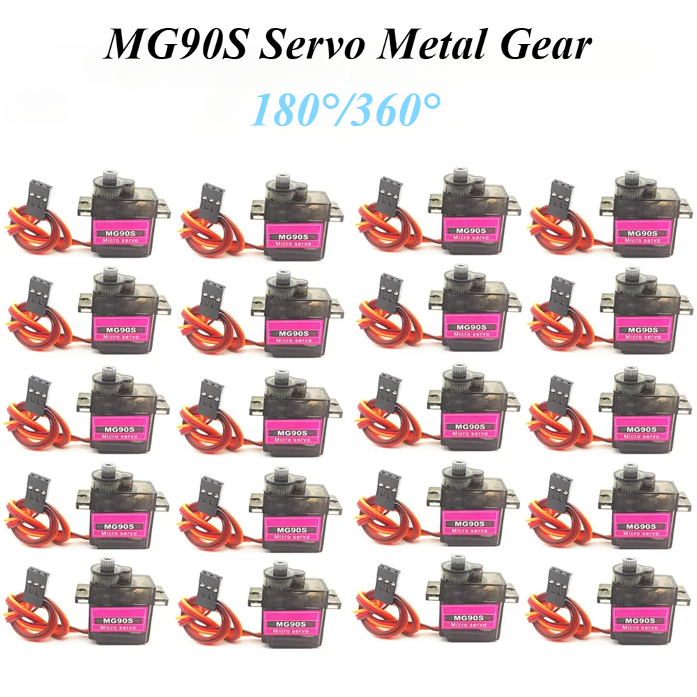 2/4/10/20/50Pcs MG90S Servo Al - Rc Helicopter Servo 评论和价格