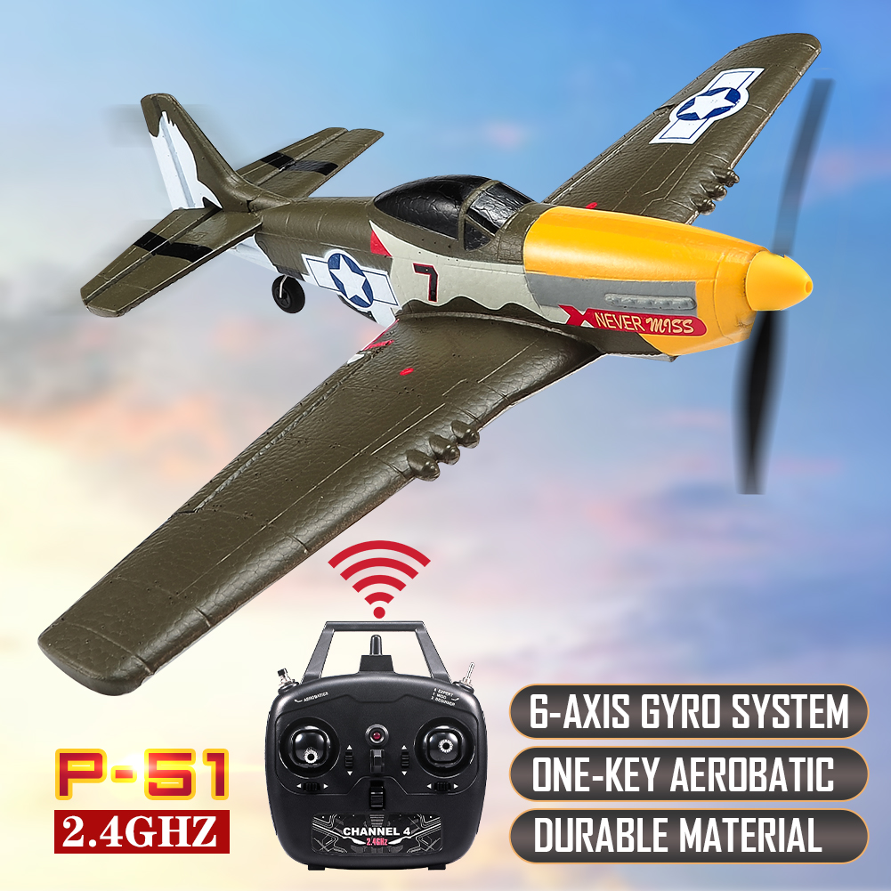RC Plane P51 Mustang 2.4G Radi - Rc Helicopter Large 评论和价格