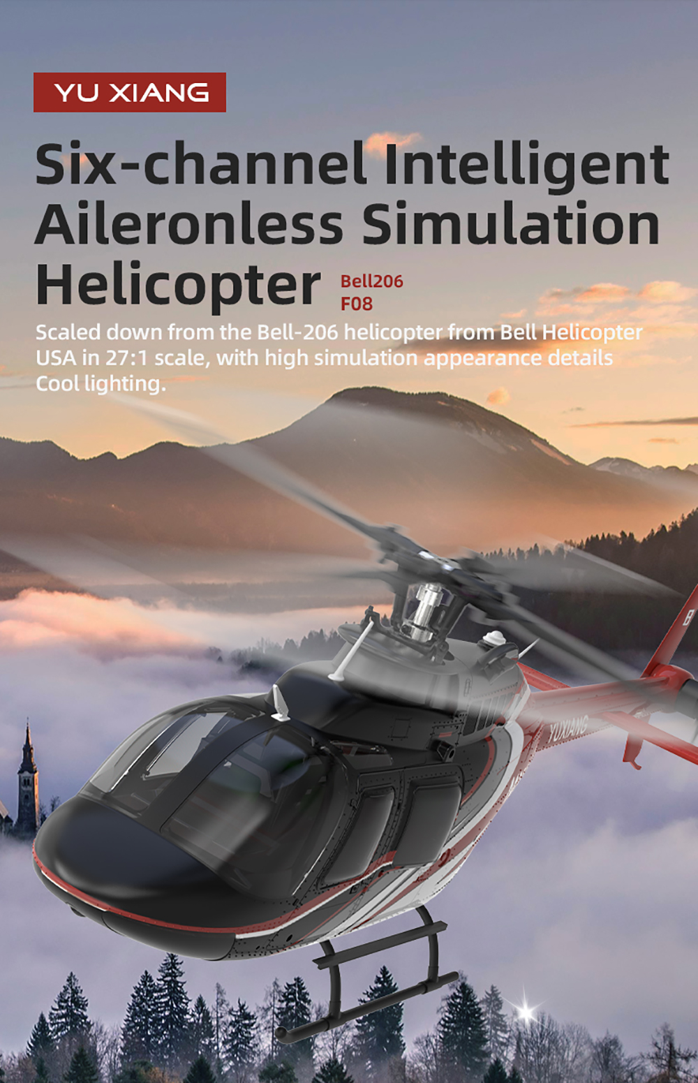 YU XIANG RC Airplane 2.4G 6CH  - Rc Helicopter Gyro 评论和价格