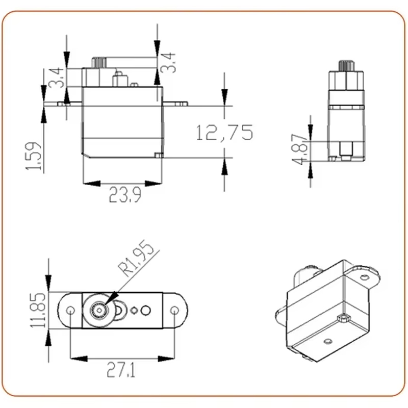 Micro Digital Servo 12g RC Hel - Rc Helicopter Parts 评论和价格