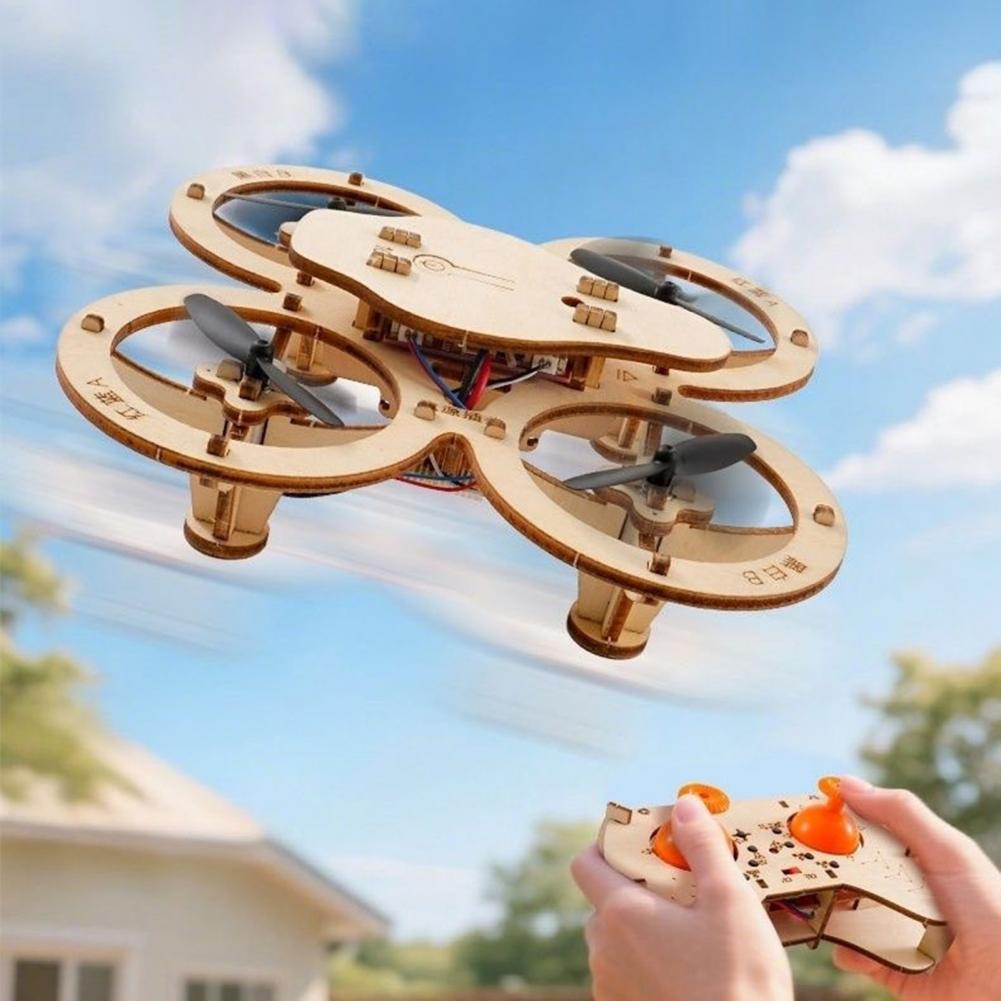 Rc Drone Toy Wooden Drone Puzz - Rc Helicopter Mini 评论和价格