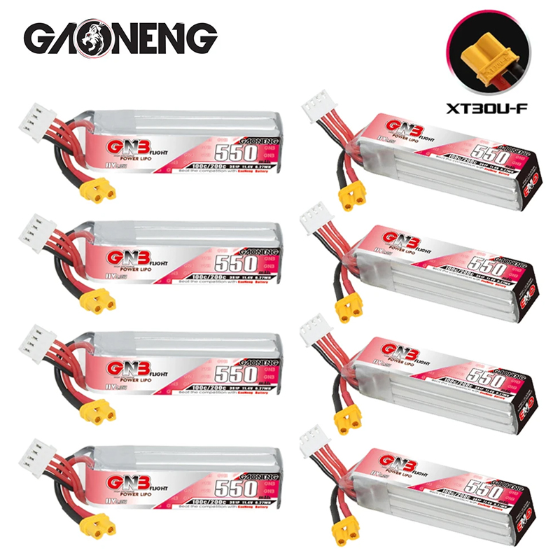 GNB HV 11.4V 550mAh 100C/200C  - Rc Helicopter Coaxial 评论和价格