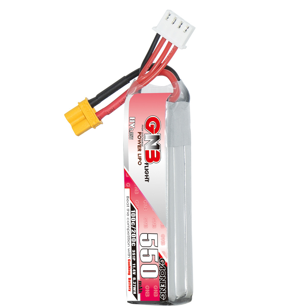 GNB HV 11.4V 550mAh 100C/200C  - Rc Helicopter Coaxial 评论和价格
