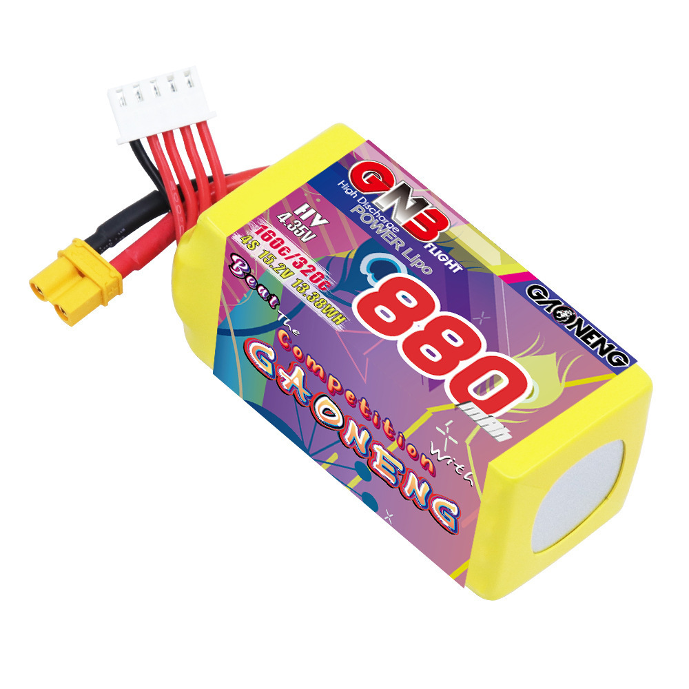 GNB 4S 880mAh 15.2V 160C/320C  - Rc Helicopter Parts 评论和价格