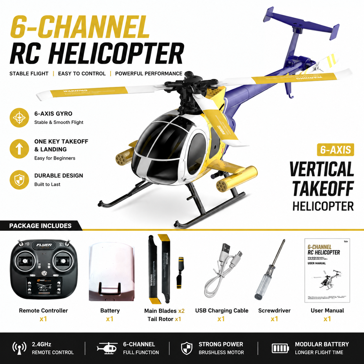 K300 6CH RC Helicopter Brushle - Rc Helicopter Gyro 评论和价格