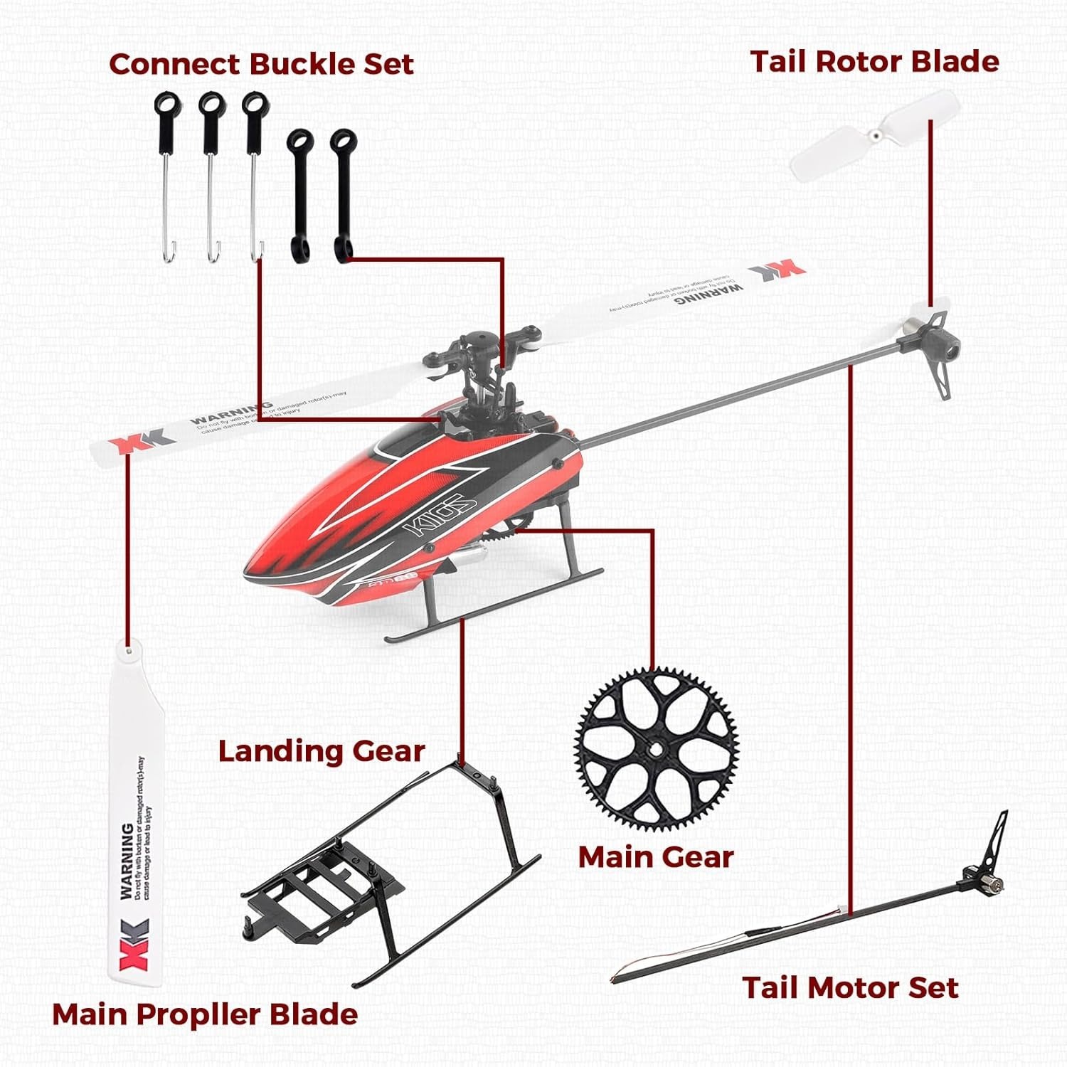 Spare Accessory Kit, Compatibl - Rc Helicopter Remote Control 评论和价格