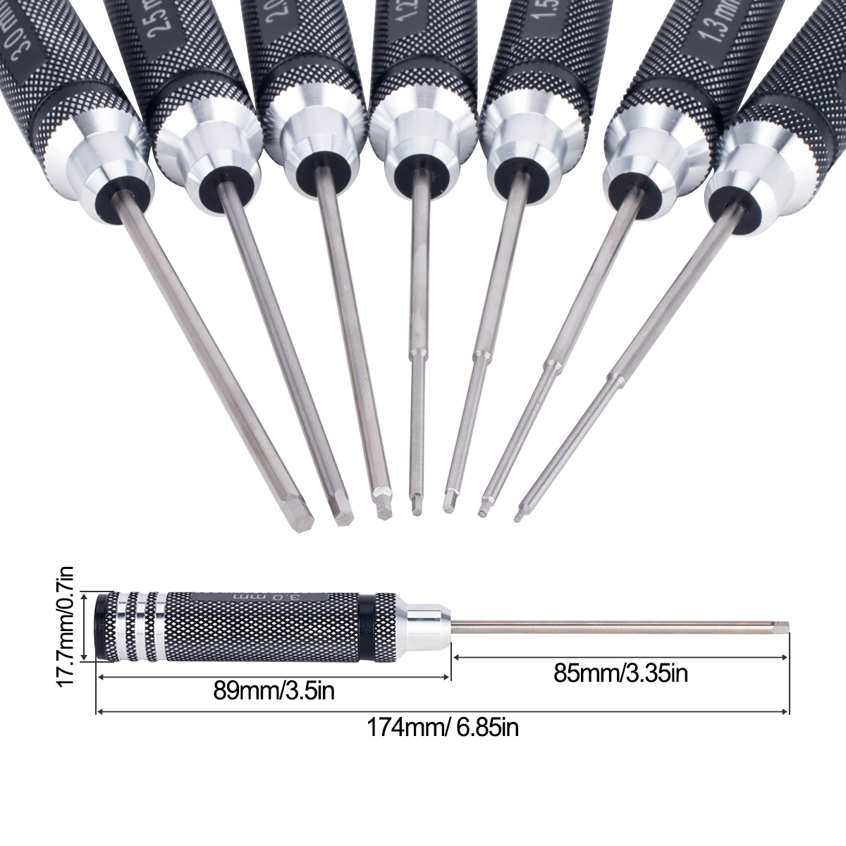 7 IN 1 Steel Hex Screwdriver S - Rc Helicopter Tool Kit 评论和价格