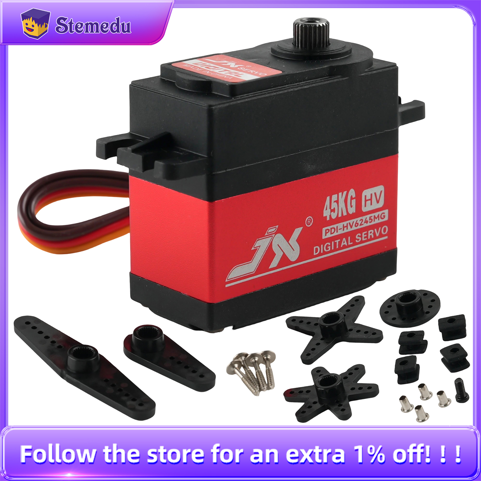 JX Servo PDI-HV6245MG 45KG HV  - Rc Helicopter Parts 评论和价格