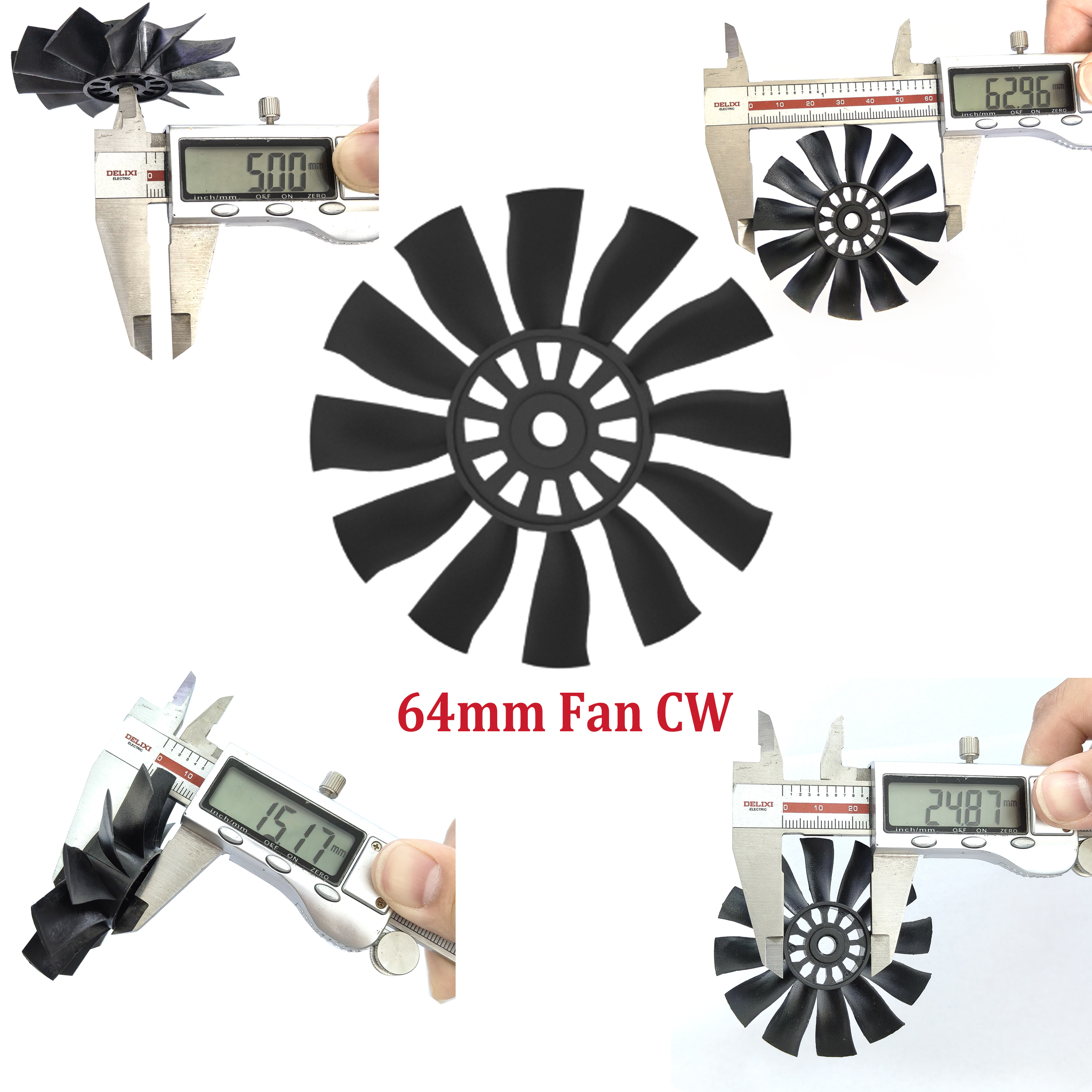 QX-MOTOR 12Blades CW CCW 70mm  - Rc Helicopter Blade 评论和价格
