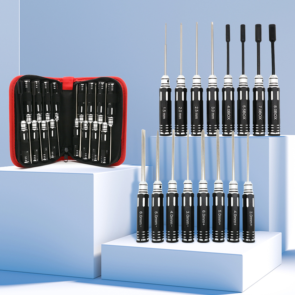 RC Hex Driver Set - 16pcs Hex  - Rc Helicopter Tool Kit 评论和价格