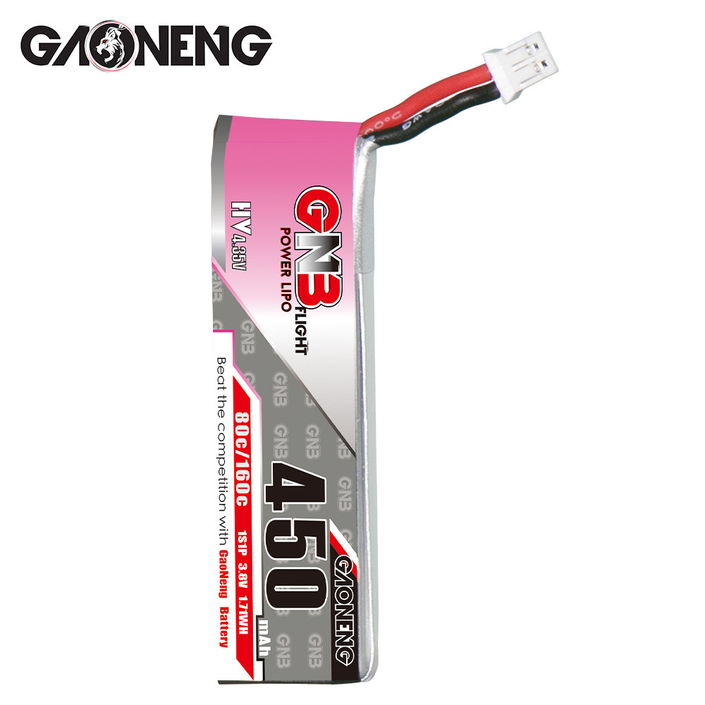 GNB HV 1S 3.8V 450mAh 80C/160C - Rc Helicopter Parts 评论和价格