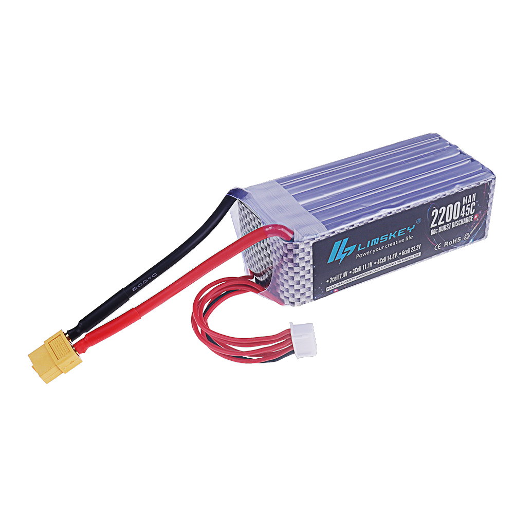 22.2V 2200mAh 45C Max 60C LiPo - Rc Helicopter Electric 评论和价格