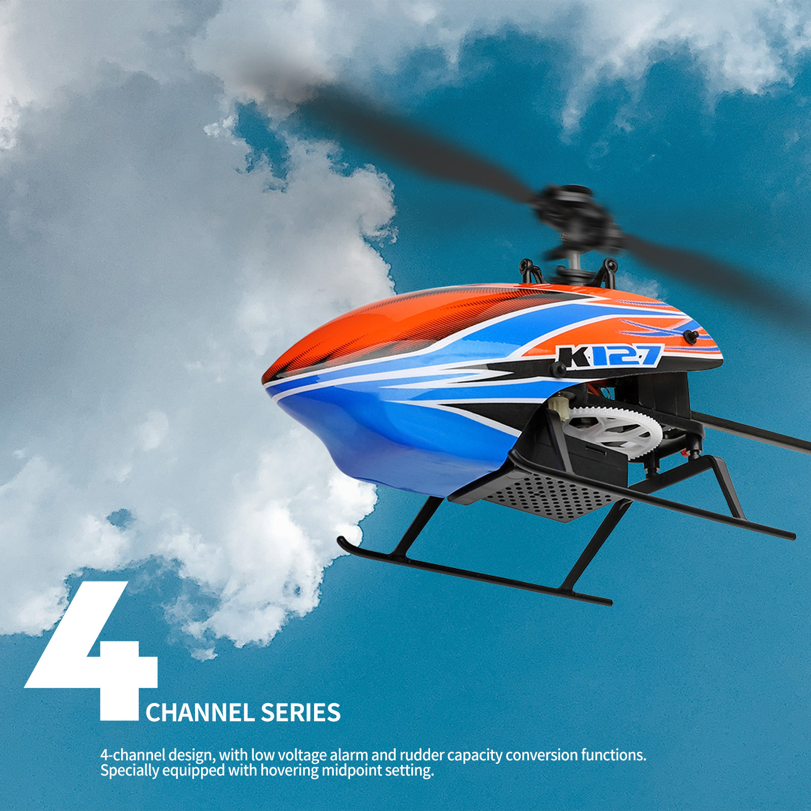 WLtoys XK K127 4CH 6-axis Gyro - Rc Helicopter Gyro 评论和价格